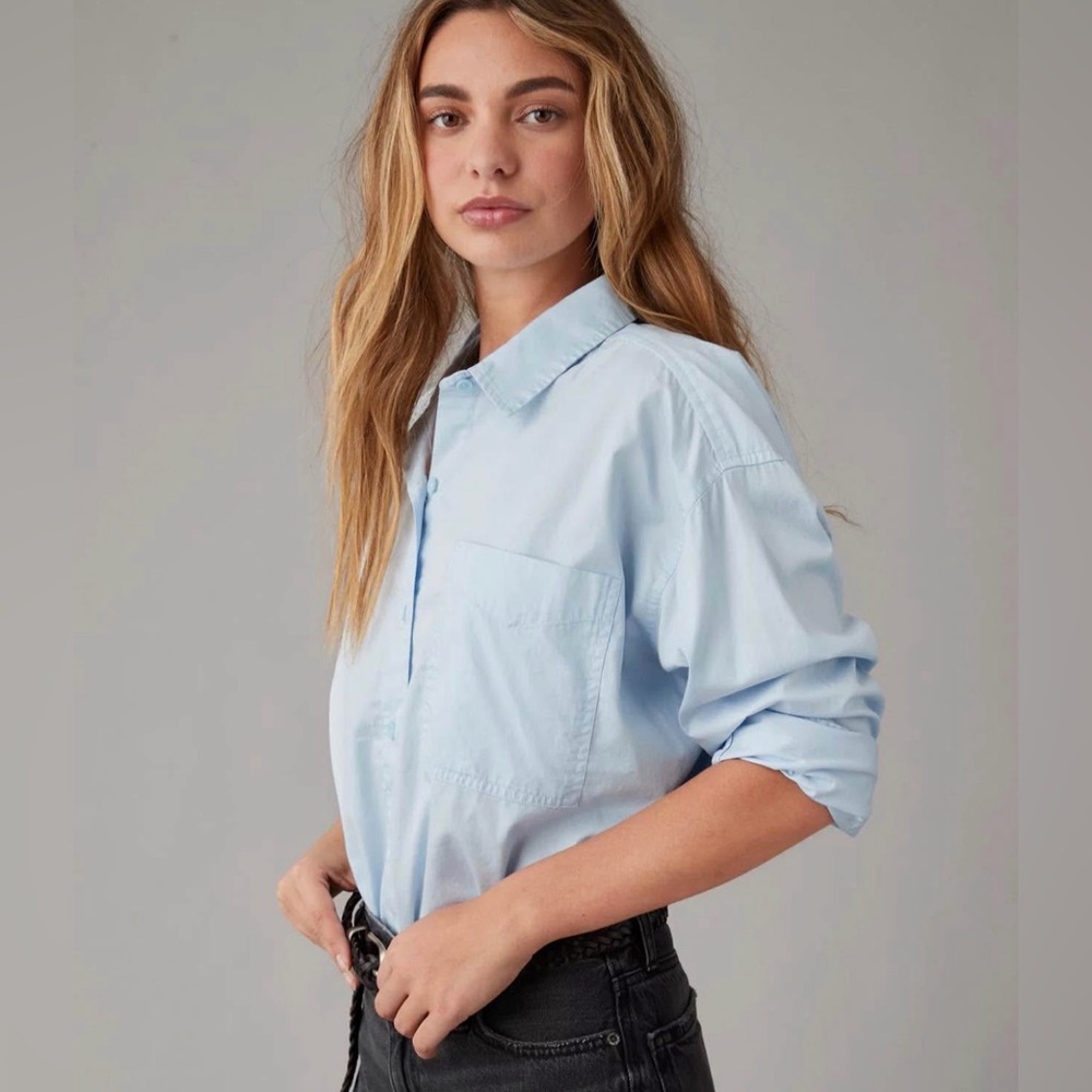 American Eagle “Perfect Button Up” NWT - image 4